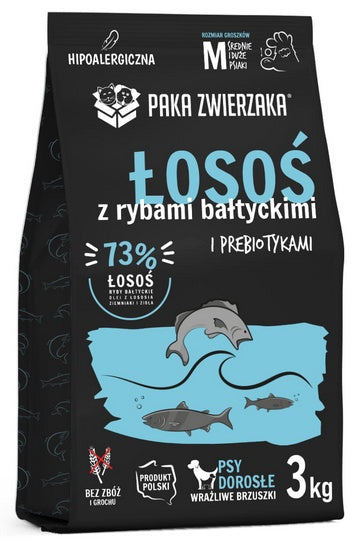 Paka Zwierzaka Seventh Heaven łosoś z rybami bałtyckimi 3 kg – bezzbożowa karma superpremium dla wrażliwych psów