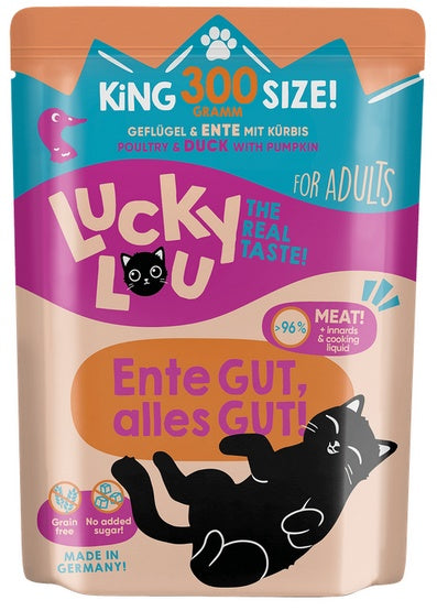 Lucky Lou Lifestage Adult Drób i kaczka saszetka 300g - Image 2