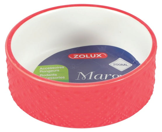 Zolux Miska gres dla gryzoni 200ml czerwona [206613] - Image 1