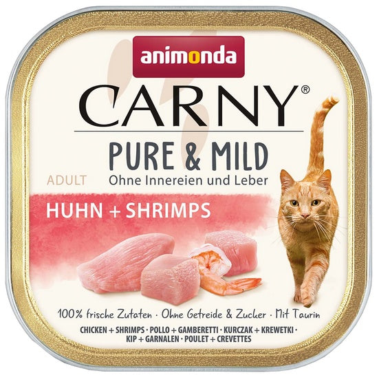 Animonda Carny Pure & Mild Kurczak + Krewetka tacka 100g - Image 1