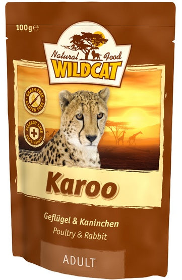 Wildcat Karoo – królik i drób saszetka 100g
