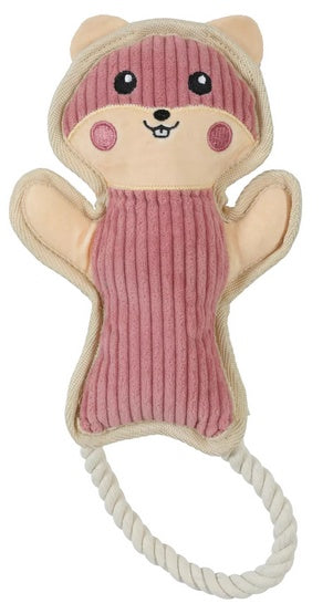 Zolux zabawka dla psa Chomik Buddy różowy 28 cm - eko pluszak z piszczałką i szeleszczącym papierem - Image 1