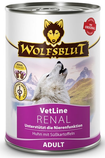 Wolfsblut Dog VetLine Renal – dieta nerkowa bez zbóż w puszce 395 g