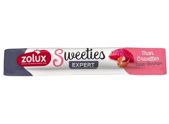 Zolux Sweeties Kremowy przysmak dla kota – tuńczyk i krewetka 14g