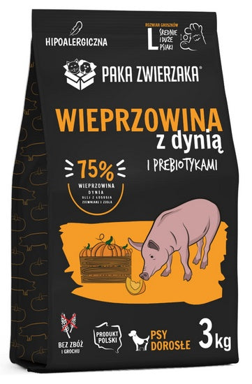 Paka Zwierzaka Seventh Heaven wieprzowina z dynią L 3 kg – bezzbożowa karma dla dużych psów