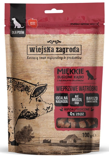 Wiejska Zagroda Przysmak Kąski - wieprzowe wątóbki 100g - Image 1
