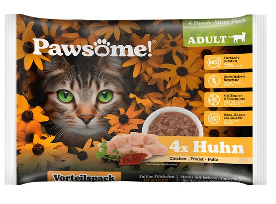 Pawsome Adult Huhn – kurczak saszetki 4x85g