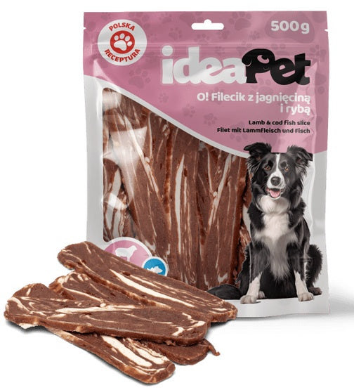 IdeaPet Fileciki z jagnięciną i rybą 500g - Image 1