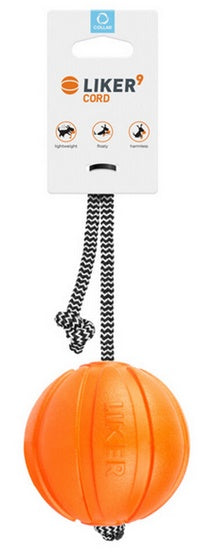 Collar Liker9 Cord - piłka 9 cm na bezpiecznym, gumowanym sznurku - Image 1