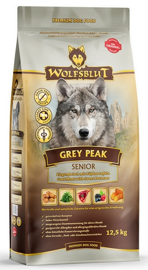 Wolfsblut Dog Grey Peak Senior - koza i bataty 12,5kg - Image 1