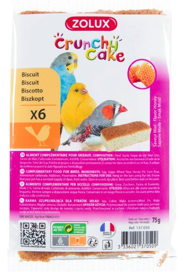 Zolux Crunchy Cake miód 6szt - Image 1