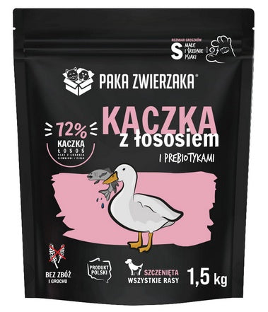 Paka Zwierzaka Seventh Heaven Puppy Kaczka z łososiem 1,5kg - Image 1