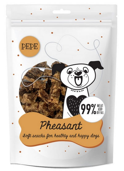 Paka Zwierzaka PEPE Mini Chunkies Pheasant 70g - miękkie mini kawałki z bażanta - Image 1