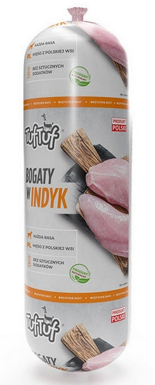 TUF TUF Baton z indykiem 900g – wysoka zawartość mięsa 70%