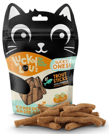 Lucky Lou Lucky Ones Sticks Kurczak & Pstrąg 50g - Image 1