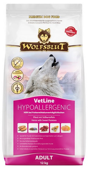 Wolfsblut Dog VetLine Hypoallergenic - konina i bataty 12kg - Image 1