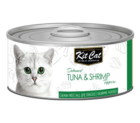 Kit Cat Tuna & Shrimp puszka 80g - tuńczyk z krewetkami bez zbóż - Image 1