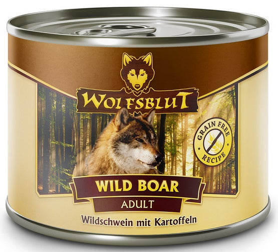 Wolfsblut Dog Wild Boar puszka 200g - wysoka zawartość dziczyzny - Image 1