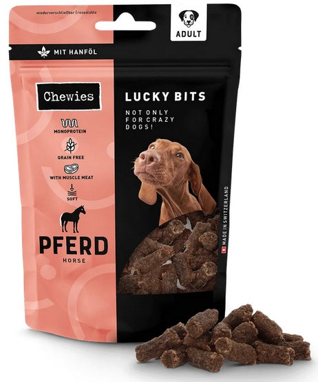 Chewies Lucky Bits Adult Konina 80g - Image 1