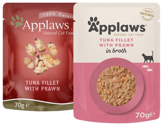 Applaws saszetka dla kota Tuńczyk i Krewetki Pacyficzne 70g - Image 2