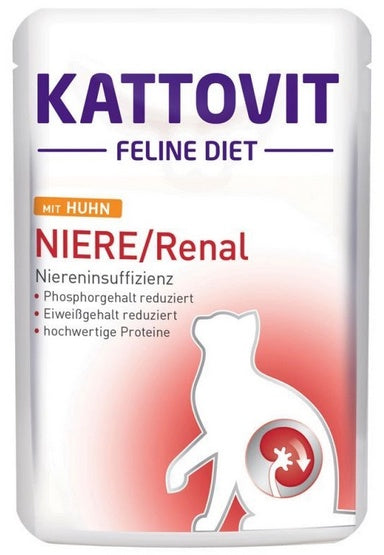 Kattovit Feline Diet Niere/Renal kurczak saszetka 85g - Image 3
