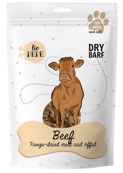 Paka Zwierzaka Lio PEPE Przysmak Beef (mięso wołowe) 60g - liofilizowane 100% wołowiny - Image 1