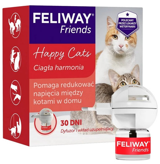 Feliway Friends – kocie feromony Zestaw Startowy (Dyfuzor+wkład)