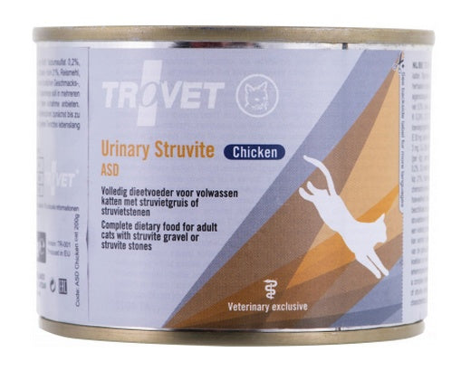Trovet ASD urinary struvite dla kota kurczak puszka 200g – wsparcie przy kamicy struwitowej
