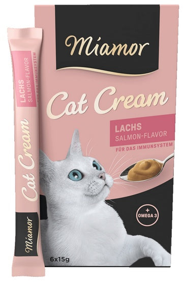 Miamor Cat Cream Łosoś 6x15g - Image 1