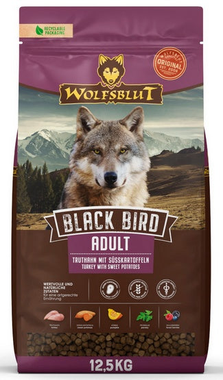 Wolfsblut Dog Black Bird Adult - indyk i bataty 12,5kg - Image 1