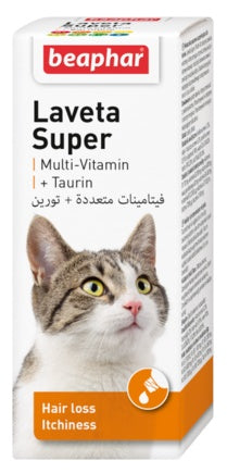 Beaphar Laveta Super Cat – preparat na sierść dla kota 50ml