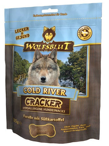 Wolfsblut Dog Cracker Cold River – pstrąg i bataty 225g