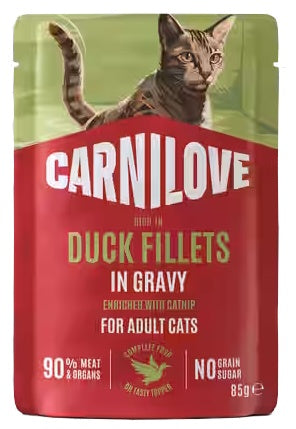 Carnilove Cat Duck - kaczka w sosie saszetka 85g - Image 1