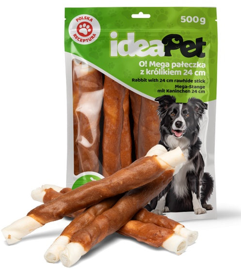 IdeaPet Mega pałeczka z królikiem 500g - Image 1