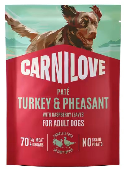 Carnilove Dog Turkey & Pheasant - indyk i bażant saszetka 300g - Image 1