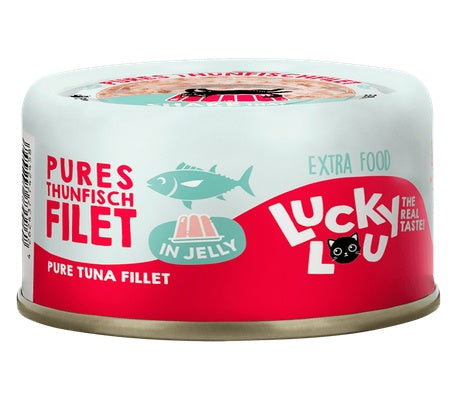 Lucky Lou Extrafood tuńczyk w galaretce puszka 70g – soczysty filet bez zbóż