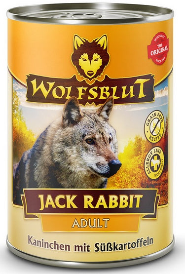 Wolfsblut Dog Jack Rabbit - monobiałkowy królik z batatami w puszce - Image 1