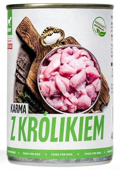 TUF TUF Mielonka z królikiem puszka 400g - Image 1
