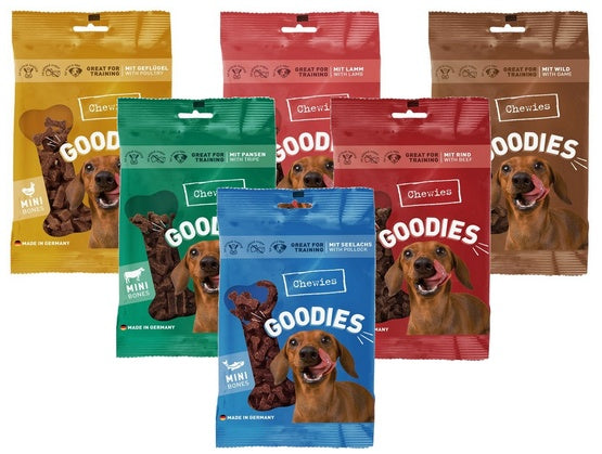 Chewies Goodies (Training) kosteczki mini multipack nr 3 - 6 smaków w jednym zestawie - Image 1