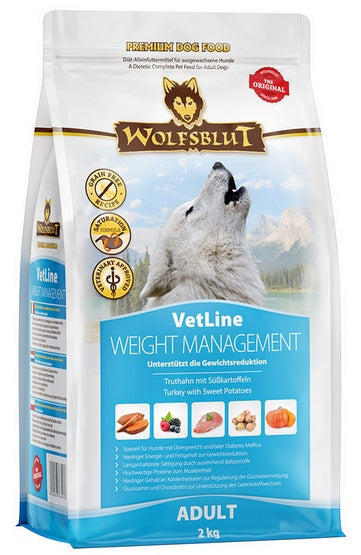 Wolfsblut Dog VetLine Weight Management – indyk i bataty 2kg
