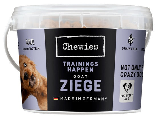 Chewies Trainings-Happen koza - monobiałkowe, bezzbożowe treningówki w wiaderku 300 g - Image 2