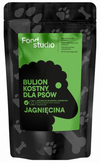 bulion kostny dla psa Food Studio Chefs jagnięcina 230 ml – human grade i 0% tłuszczu
