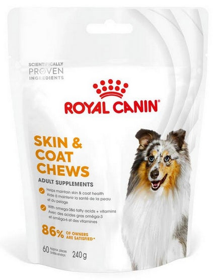 Royal Canin Skin & Coat Chews Adult Supplements 240g - Image 1