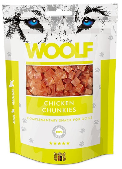 Woolf soft chicken chunkies 100g - 96% kurczaka - Image 2