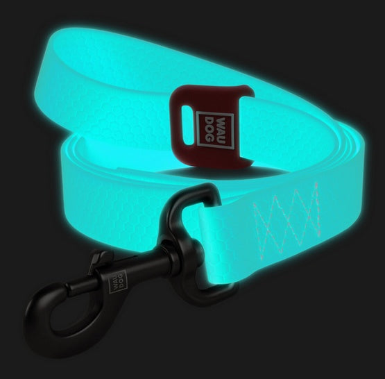 Smycz Collar WAUDOG Waterproof – świeci w ciemności i nie ślizga się w dłoni