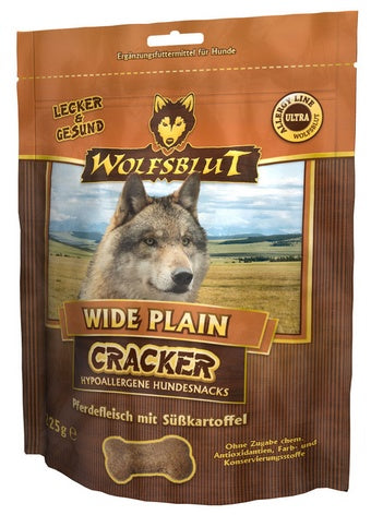 Wolfsblut Dog Cracker Wide Plain – konina i bataty 225g