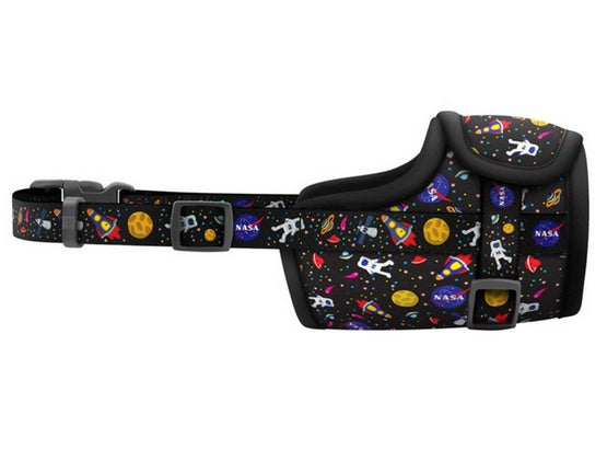 Collar WauDog Nylon Kaganiec, plastikowy fastex, wzór NASA, rozmiar 4 [35-43cm] - Image 1