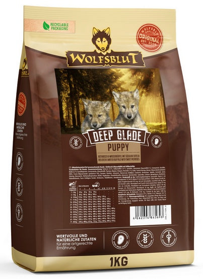 Wolfsblut Dog Deep Glade Puppy - bezzbożowa karma dla szczeniąt bez kurczaka - Image 1