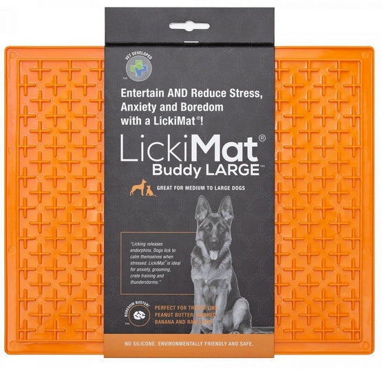 LickiMat Buddy large - miękka mata do lizania z wzorem krzyżykowym - Image 1