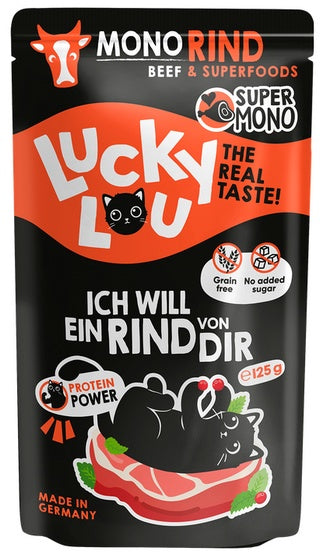 Lucky Lou SuperMono Wołowina saszetka 125g - Image 2